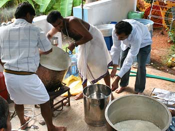 Prasadam Preparation