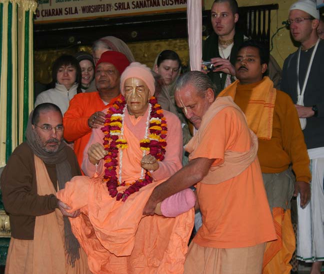 Srila Prabhupada at Radha Damodar