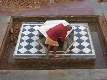 Rupa Goswami Samadhi Cleaning