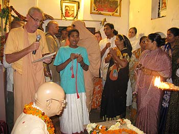 Karttika at Radha Damodar Mandir