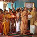 Devotees in Kirtana