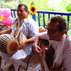 Babaji Maharaja and Janardana Prabhu Leading Kirtana