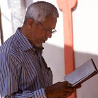 Balarama Prabhu Reading the Gita