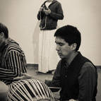 Ekanatha Prabhu Playing Mrdanga