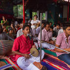 Kunja-vihari leading bhajans