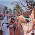 Swami B.B Vishnu leading harinama kirtana